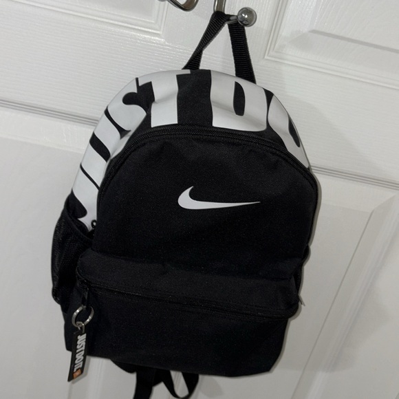 Nike Black and White Athletic Backpack - Picture 2 of 2